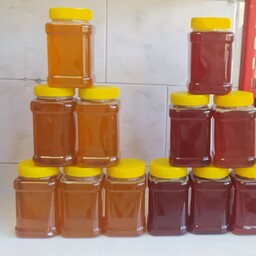 عسل یونجه درجه یک و طبیعی ، با ساکاروز زیر 4 درصد ، یک کیلو گرم، ارسال رایگان 