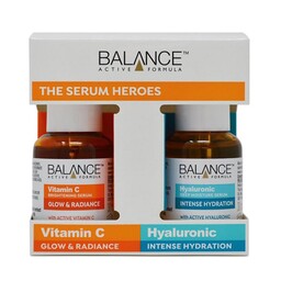 پک دو عددی سرم هیالورونیک اسید و ویتامین سی بالانس Balance The Serum Heroes with Vitamin C and Hyaluronic