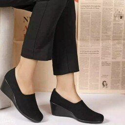 کفش زنانه طبی سایز بزرگ 41 پاشنه یکدست تولید تبریزسبک ونرم کفش لژدار حراج سایز41 