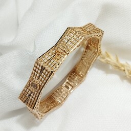 دستبند النگویی ژوپینگ طلایی سایز 1