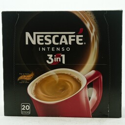 پودر مخلوط قهوه فوری 3در1 نستله با قهوه بیشتر (اینتنسو) 20 عددی
