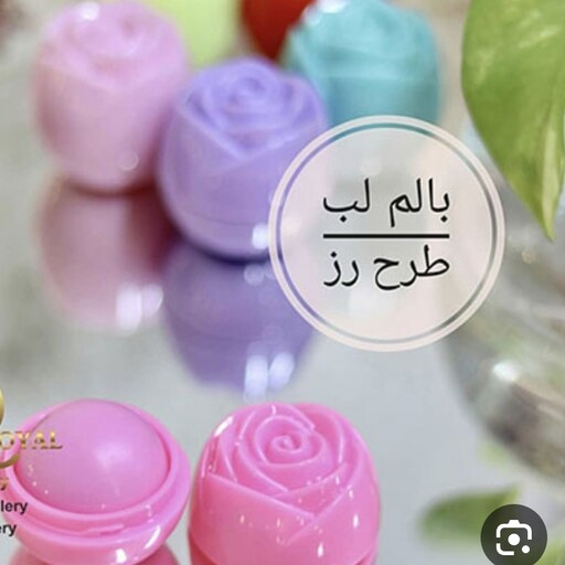 بالم لب طرح گل رز