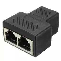 مبدل 1 به 2 RJ45 فلزی دی نت مدل RJ45 coupler