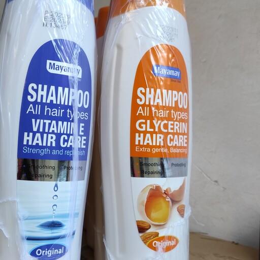 شامپو ویتامینه برند میامی در بسته بندی 750گرمی مناسب برای موهای معمولی درجه 1پک صادراتی 