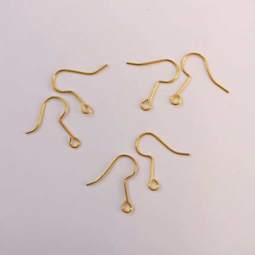 عصایی گوشواره طلایی معمولی ( دو جفت )(چهار عدد )
