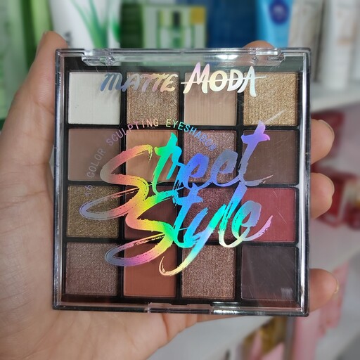 سایه 16نگ MATTE moda شماره 1