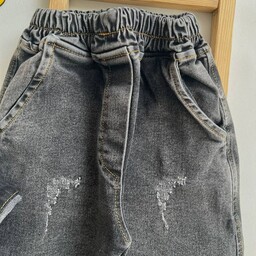 کت و شلوار جین زغالی پسرانه دخترانه سایز  40 تا 55
