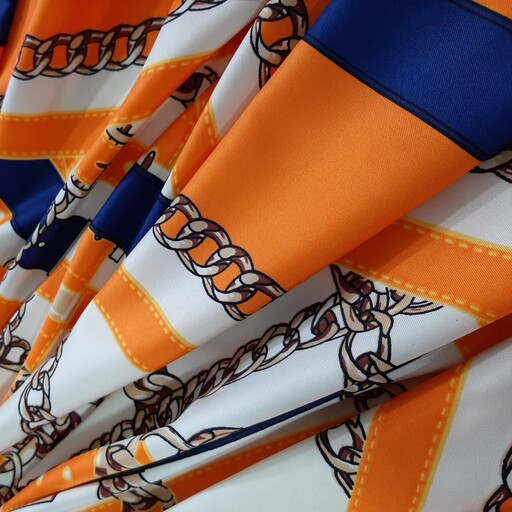 روسری ابریشم کجراه و سایز 130در130 و در تک رنگ و تک طرح  RA110-27