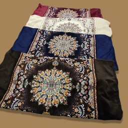 روبالشی گرد سنتی جنس مخمل شانل سایز 20 در 80  در شش رنگ طوسی کرمی زرشکی آبی قهوه ای سورمه ای 