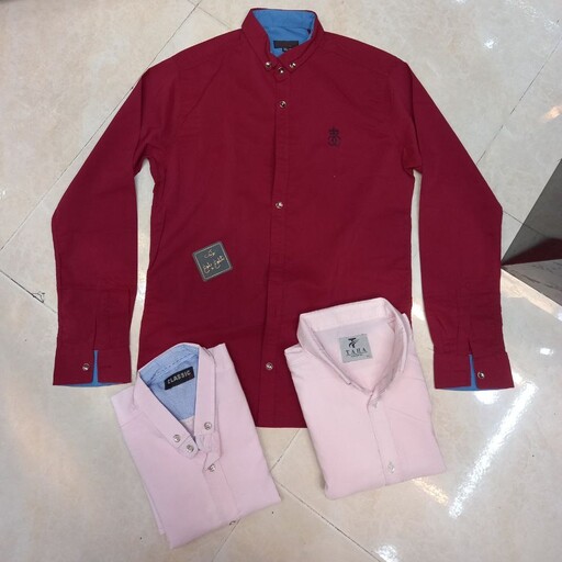پیراهن ساده مردانه ، پیراهن مردانه رنگبندی جنس پارچه بنگال سایز بندی M و L و XL و 2XL 