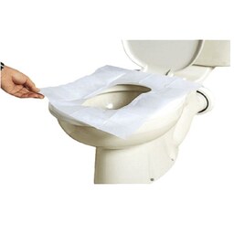 کاور یکبار مصرف توالت فرنگی همراه با لایه ضد عفونی شده 20 عددی