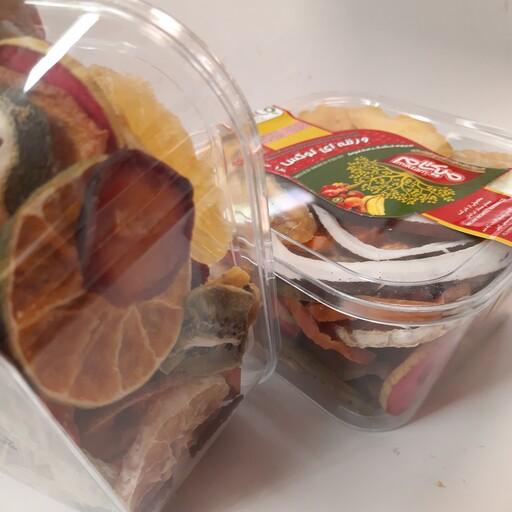 میوه خشک مخلوط، ورقه ای لوکس، 16 مزه، از برند معتبر میتکام با پروانه بهداشت و مشخصات کامل غذایی