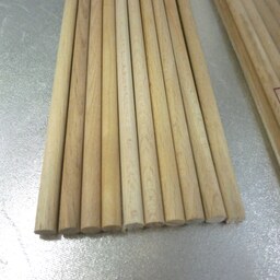 چوب گرد 9 میلیمتر راش طول 30 سانت بسته 9 تایی