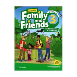 کتاب American family and friends 3 2nd edition (سایز کوچک) اثر Naomi Simmons انتشارات اکسفورد