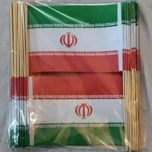 پرچم ایران کاغذی بسته 50 عددی 