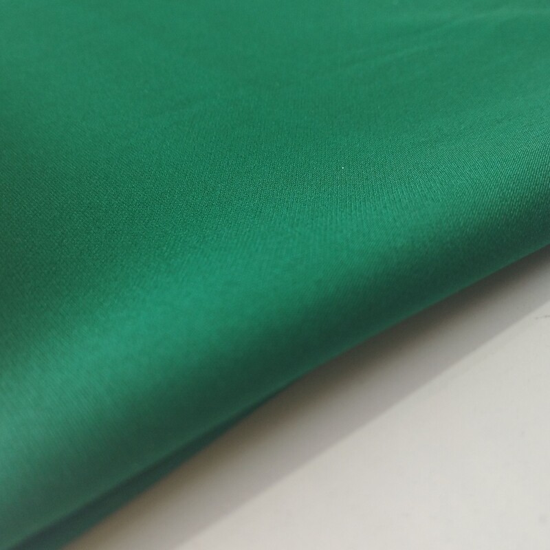 پارچه کرپ مازراتی گرم بالا تک رنگ رنگ سبز روشن قیمت به ازای 10 سانت