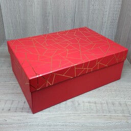 جعبه کادو طلاکوب موزاییکی قرمز   جعبه گیفت  جعبه کادو طلاکوب 