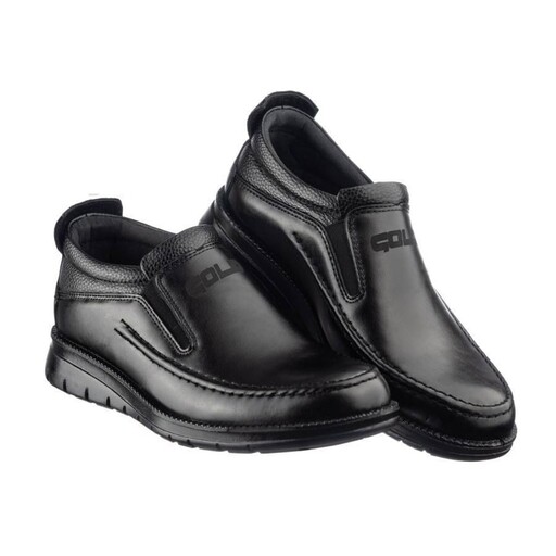 کفش مردانه بی بند اعلا چرم صنعتی واکس خور گلد کیفیت درجه یک با ضمانت طبی تزریق پیو 