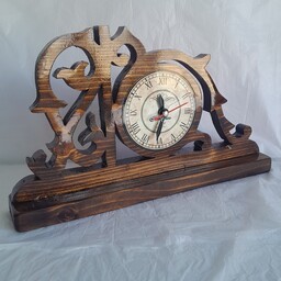 ساعت رومیزی چوبی مدل 0034h