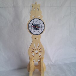ساعت رومیزی چوبی مدل 0025