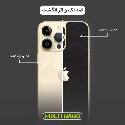 برچسب پوششی طرح چرم مولتی نانو مدل X-F1L مناسب برای پشت گوشی موبایل سامسونگ Galaxy S24 Ultra