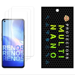 محافظ صفحه نمایش مولتی نانو مدل X-S3N مناسب  برای گوشی موبایل اپو Reno 5 4G بسته سه عددی