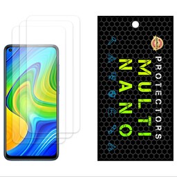 محافظ صفحه نمایش مولتی نانو مدل X-S3N مناسب برای گوشی موبایل شیائومی  Redmi Note 9 بسته سه عددی