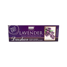 عود دست ساز هندی LAVENDER برند DARSHAN بسته 50 گرمی حدود 25 شاخه