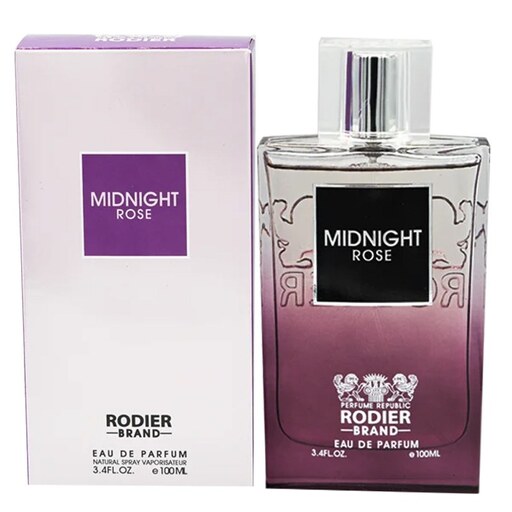 عطر  زنانه رودیر مدل میدنایت رز midnight rose حجم 100 میل