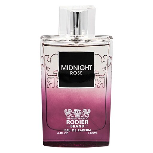 عطر  زنانه رودیر مدل میدنایت رز midnight rose حجم 100 میل