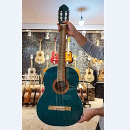 گیتار کلاسیک برند بنبرگ مدل BG 230G  - رنگ سبز براق. مناسب برای شروع آموزش حرفه ای.