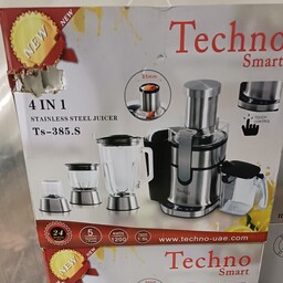 آبمیوه گیری 4کاره اصل برند تکنو مدل Ts-385s