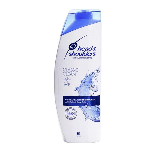 شامپو ضد شوره و پوسته سر از برند هد شولدرز  Head Shoulders مدل کلاسیک کلین Classic Clean حجم 400 میلی لیتر