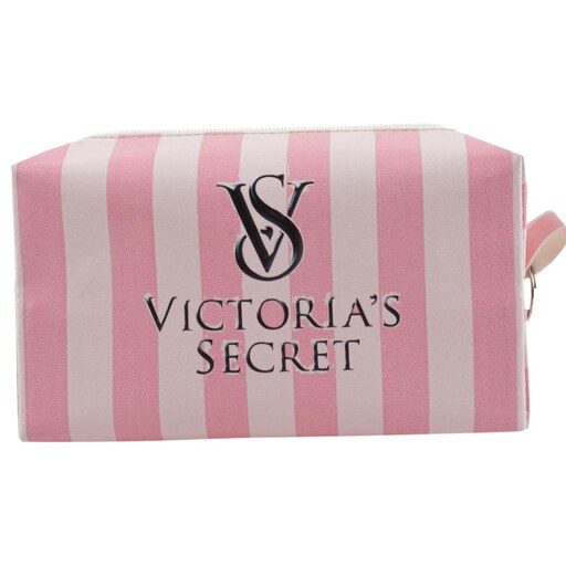 کیف لوازم آرایش زنانه رنگ کالباسی مدل Victorias Secret زیپی کد 855226