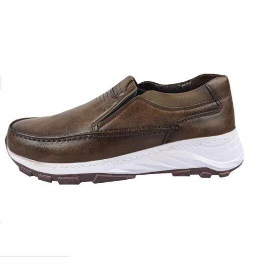 کفش روزمره مردانه مدل بدون بند گالیسیا  رنگ قهوه ای کد 174412 سایز 40 تا 44