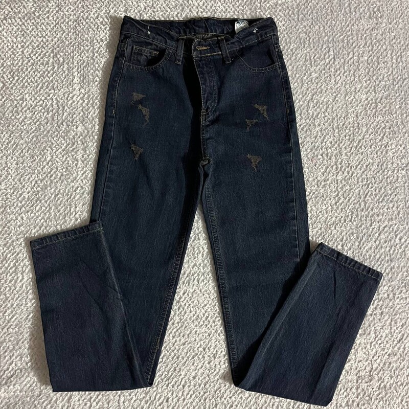 شلوار  جین سرمه ای و آبی تیره سایز 30 تا 34