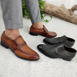 کفش چرم طبیعی کفش چرم مردانه مدل مجلسی ساعتی کفش چرم طبیعی گاوی کفش طبی مردانه ارسال رایگان کیفیت عالی کفش مردانه کفش مج