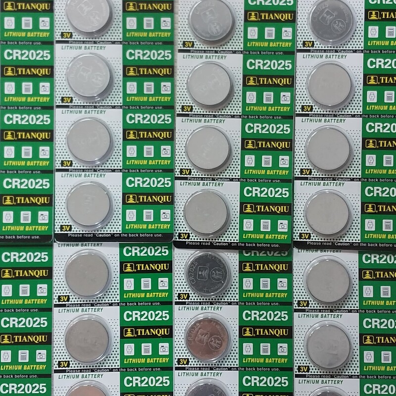 باتری سکه ای تیانکیو مدل CR2025 بسته 5 عددی 