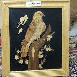 تابلوی عقاب چوبی