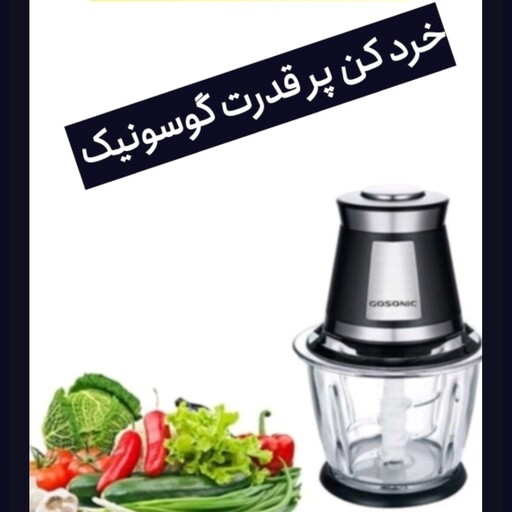 غذاساز خرد کن 810 تیغه استیل بسیار قوی و کاربردی گوسونیک گاسونیک gosonic