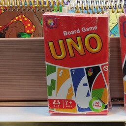  اونو کلاسیک Uno  تعداد کارت 60(برای بازی 2 تا 4 نفره)