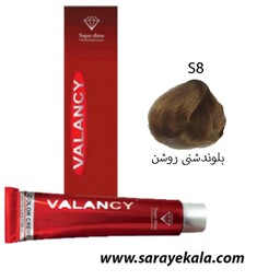 رنگ مو والانسی VALANCY ولنسی سری شنی S8