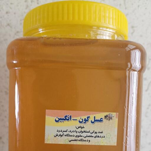عسل گون-انگبین با کیفیت بالا مخصوص افراد دیابتی با تضمین کیفیت- 2 کیلوگرمی