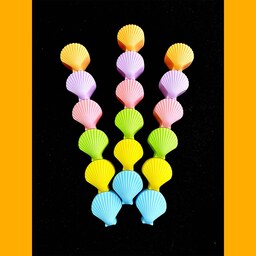 ماژیک هایلایتر صدفی 5 رنگ 6 تایی در رنگ های جذاب و متنوع 