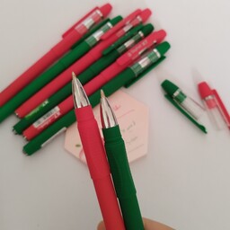 خودکار درجه یک گریپ دار یک میل استایلیش X7 در دو رنگ سبز و قرمز