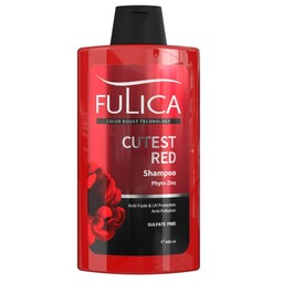 شامپو تثبیت کننده رنگ مو فولیکا (Fulica) مدل CUTEST RED حجم 400 میلی لیتر