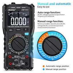 مولتی متر دیجیتال مستک مدل DM100C