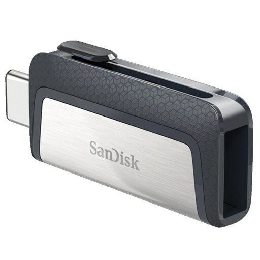 فلش مموری سن دیسک مدل SANDISK Ultra DUAL Drive TYPE-C USB3.1 ظرفیت 128 گیگابایت