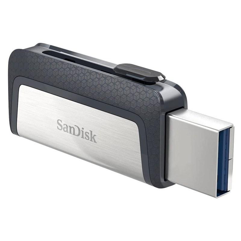 فلش مموری سن دیسک مدل SANDISK DUAL TYPE-C USB3.1 ظرفیت 64 گیگابایت