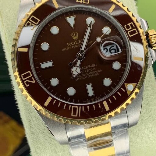 ساعت مچی مردانه و پسرانه رولکس سابمارینر بند استیل بدنه استیل ROLEX SUBMARINE 